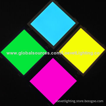 Dimmable RGB LED lighting panel, recessed/suspended/ceiling